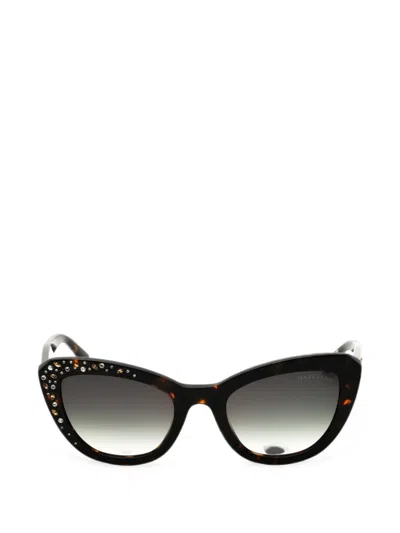 Marciano By Guess Crystal-embellished Cat-eye Sunglasses In Multi