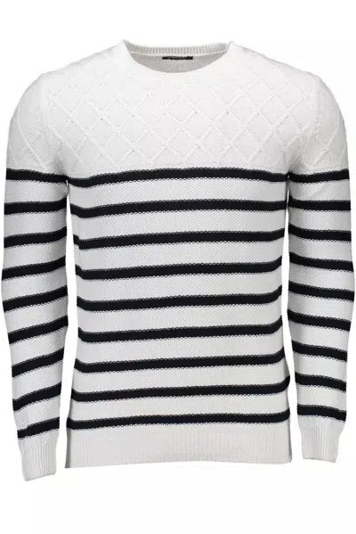 Marciano By Guess Elegant White Round Neck Men's Men's Sweater