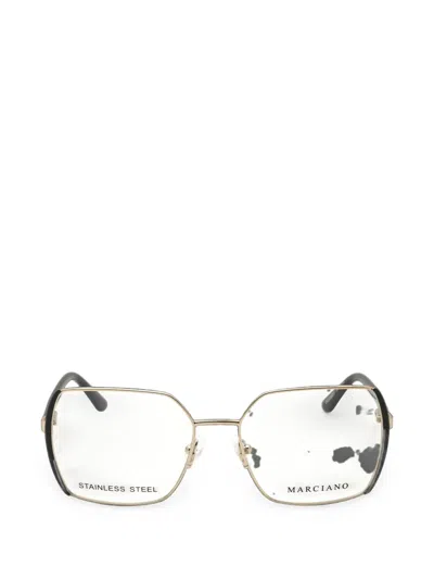 Marciano By Guess Geometric-frame Glasses In Burgundy
