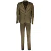 MARCIANO BY GUESS GREEN HAIRCALF MEN'S SUIT