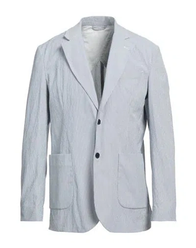 Marciano By Guess Man Blazer Blue Size 44 Cotton, Elastane In Gray