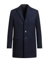 Marciano By Guess Man Coat Navy Size 48 Wool In Blue