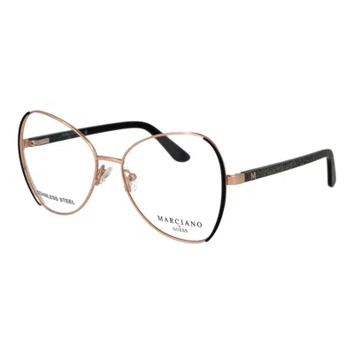 Marciano By Guess Rose Gold Metal Glasses (frames)