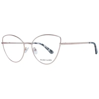 Marciano By Guess Rose Gold Women Optical Frames In Multi