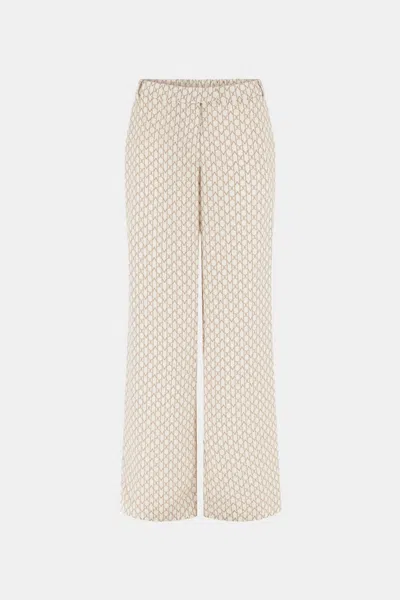 Marciano By Guess Trousers With Logo Woman Beige In Neutral