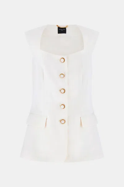 Marciano By Guess White Woman Vest