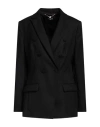 Marciano By Guess Woman Blazer Black Size 6 Polyester, Virgin Wool, Elastane In Black