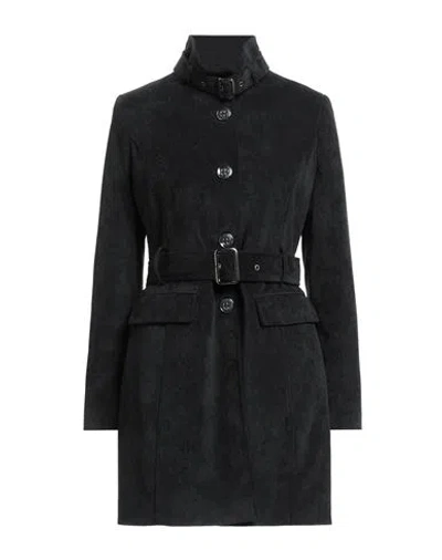 Marciano By Guess Woman Coat Black Size 14 Polyester, Polyamide, Elastane