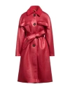 Marciano Woman Coat Red Size 12 Polyester In Red