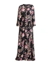 Marciano By Guess Woman Maxi Dress Black Size 6 Viscose In Blue