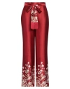 Marciano By Guess Woman Pants Brick Size 8 Polyester In Red