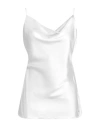 Marciano By Guess Woman Top White Size 6 Silk, Elastane