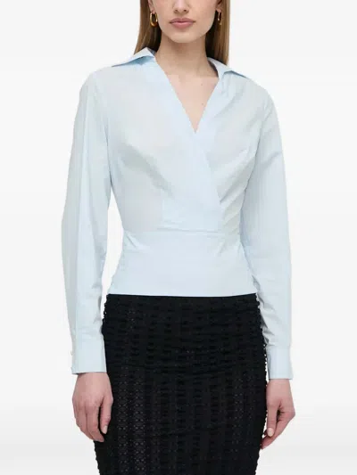 Marciano By Guess Top Mit Gewickelter Schleife In Blue