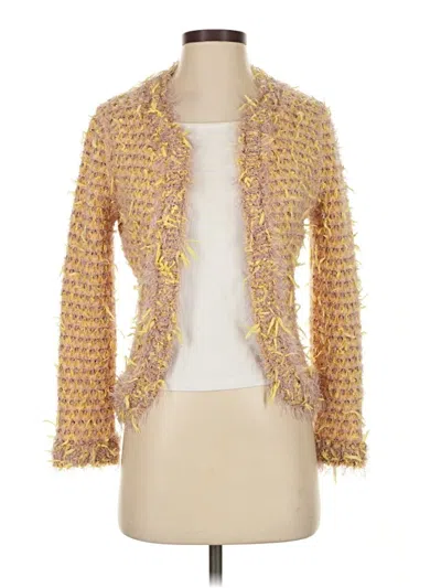 Pre-owned Marciano Cardigan Sweater In Yellow