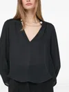Marciano Chain-detail Blouse In Black
