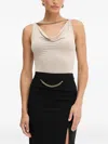 Marciano Chain-detail Top In Gray
