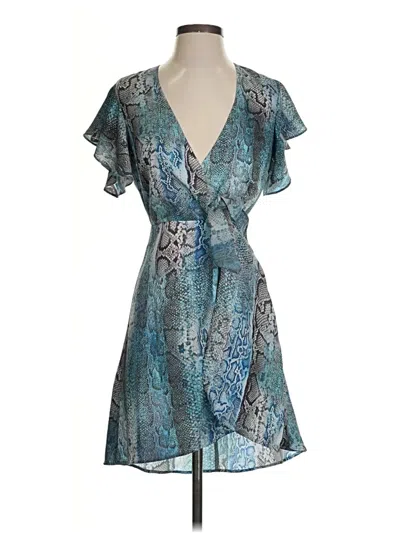 Pre-owned Marciano Cocktail Dress In Blue