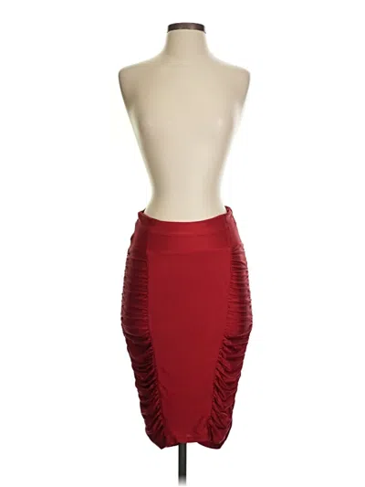 Pre-owned Marciano Cocktail Dress In Burgundy