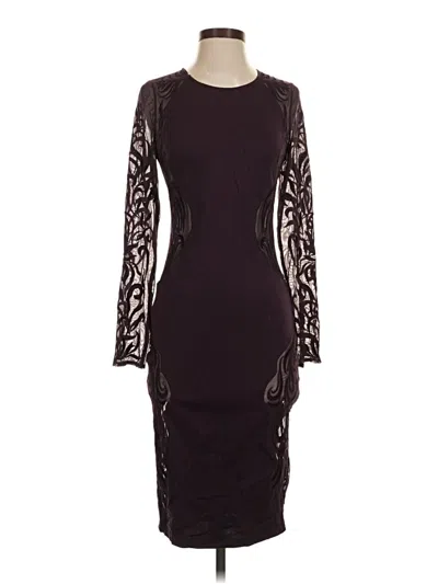 Pre-owned Marciano Cocktail Dress In Burgundy