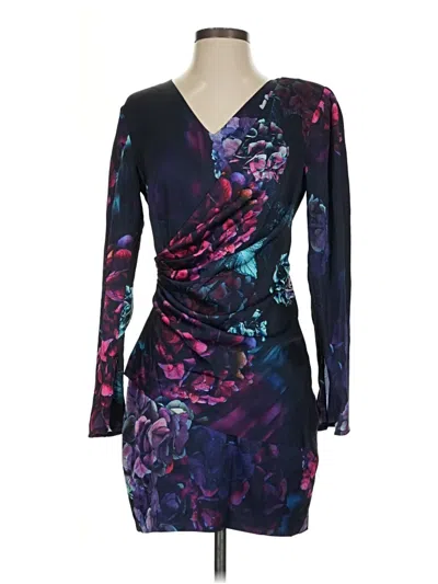 Marciano Cocktail Dress In Purple