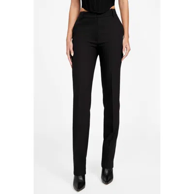 Marciano Dalia Mid Rise Slim Chinos In Black