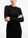 Marciano Diamond-effect Button Sweater In Black
