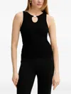 Marciano Emma Textured Top In Black