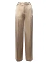 Marciano Fannie High-waist Straight Trousers In Neutral