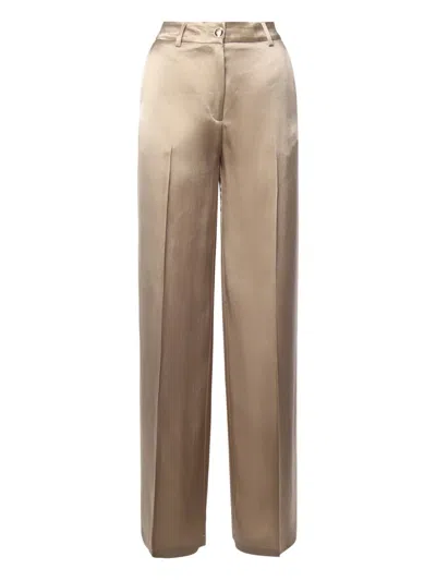 Marciano Fannie High-waist Straight Trousers In Neutral
