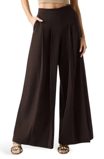Marciano Kamila Wide Leg Pants In Brown