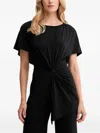 Marciano Knot-detail Jumpsuit In Black