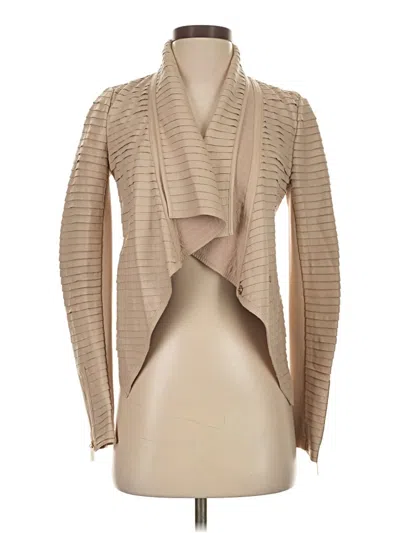 Pre-owned Marciano Leather Jacket In Tan