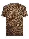 Marciano Leopard-print Short-sleeve T-shirt In Brown