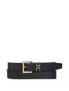 Marciano Logo-buckle Belt In Black