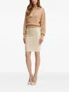 Marciano Marti Jacquard Mini Skirt In Neutral