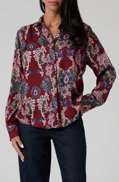 Marciano Melissa Mixed Print Button-up Shirt In Multi