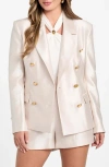 Marciano Milla Double Breasted Blazer In Pink