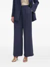 Marciano Pinstripe-pattern Trousers In Blue
