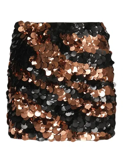 Marciano Sequin-embellished Skirt In Black