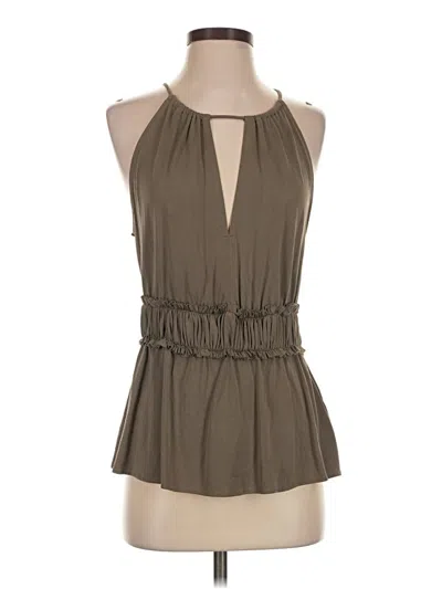 Pre-owned Marciano Sleeveless Blouse In Brown