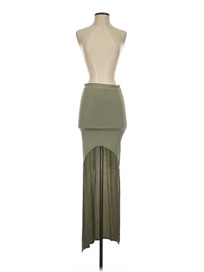 Pre-owned Marciano Sleeveless Top Green Strapless Neckline Tops