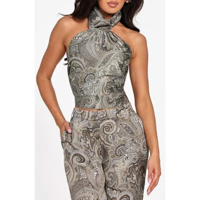 Marciano Treasure Paisley Halter Top In Multi