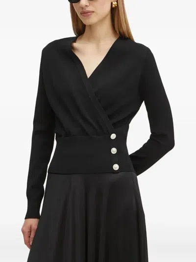 Marciano V-neck Top In Black