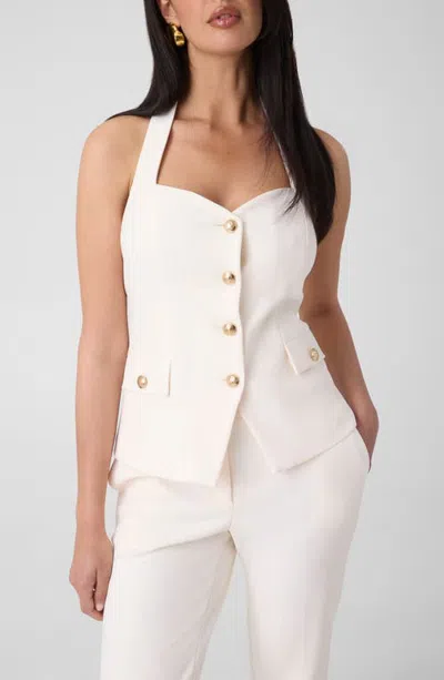 Marciano Viola Halter Vest In White