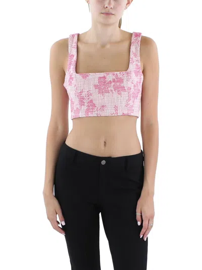 Marciano Womens Zipper Pullover Top In Multi
