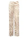 Marciano Zebra-print Trousers In Animal Print
