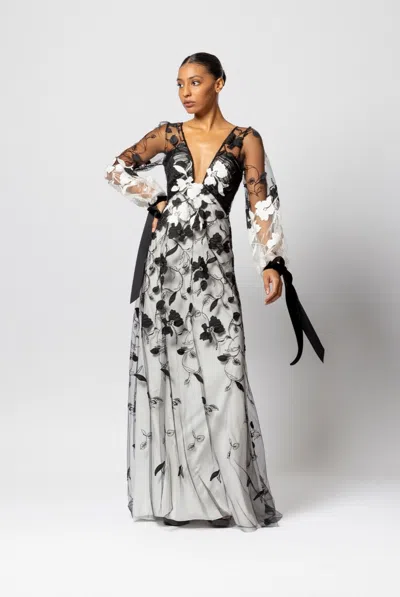 Marco & Maria Comoras Gown In Black