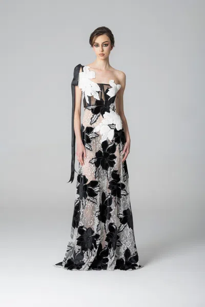 Marco & Maria Islandia Gown In Black