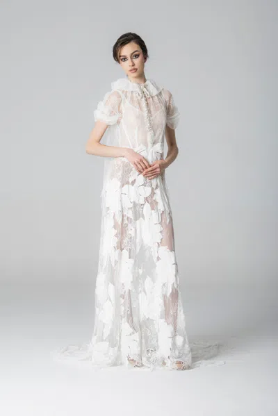 Marco & Maria Surinam Gown In Ivory
