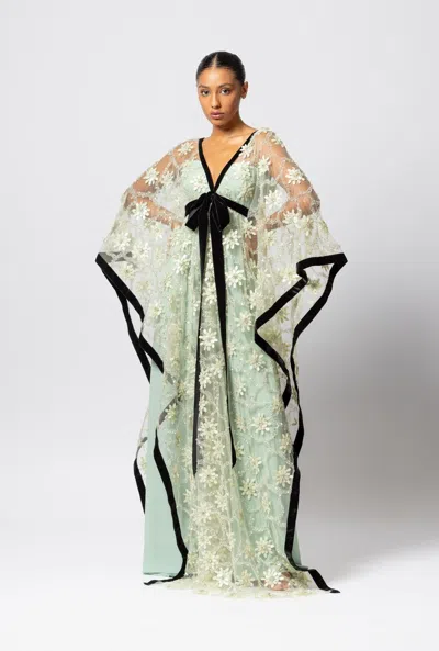 Marco & Maria Tailandia Gown In Green